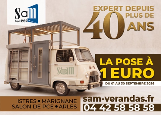 Pose à 1 euro Sam verandas